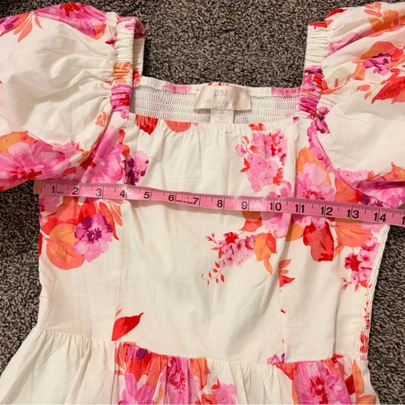 DM Fashion Cassidy Floral dress with puff sleeves | Size XS - Picture 6 of 8